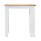 Oikiture Bar Table Dining Storage Shelf Wine Rack