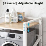 Artiss Over Washing Machine Rack Laundry Shelf Space Saver 75cm White - Close-Up Angle