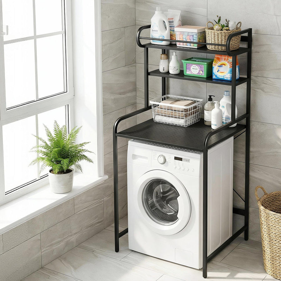 Artiss Bathroom Storage Shelf Over Washing Machine Toilet 3 Tier