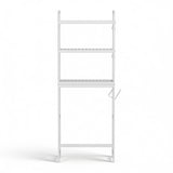 Artiss Over Toilet Storage Bathroom Rack Space Saving 3 Tier Organiser White - Top-Down View