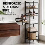Artiss 5 Tier Floor Standing Corner Shower Caddy Bathroom Organizer Black - Extra Image