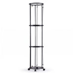 Everfit Vertical Ball Storage Rack with Wheels Sports Equipment Organiser