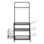Everfit Yoga Mat Ball Storage Cart Multifunction Equipment Organizer Rack 145cm