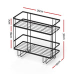 Artiss Over Toilet Storage Rack Bathroom Shelf Organizer 2 Tier