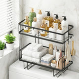 Artiss Over Toilet Storage Rack Bathroom Shelf Organizer 2 Tier - Extra Image