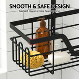 Artiss 3 Tier Over The Door Shower Caddy Hanging Bathroom Storage Organizer - 45-Degree Angle