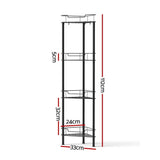 Artiss 2x Floor Standing Shower Caddy 4 Tier Rustproof Bathroom Storage