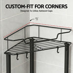 Artiss 2x Floor Standing Shower Caddy 4 Tier Rustproof Bathroom Storage