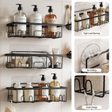 Artiss Shower Caddy Metal Bathroom Organiser Rust Resistant 6 Pack - 45-Degree Angle