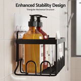 Artiss Shower Caddy Metal Bathroom Organiser Rust Resistant 6 Pack - Close-Up Angle