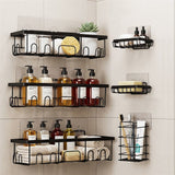 Artiss Shower Caddy Metal Bathroom Organiser Rust Resistant 6 Pack - Extra Image