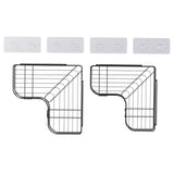 Cefito 2 Packs Bathroom Shelf Corner Storage Rack - Side View
