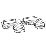 Cefito 2 Packs Bathroom Shelf Corner Storage Rack - Top-Down View