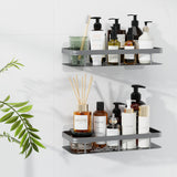 Cefito 2 Packs Bathroom Shelf Storage Rack - 45-Degree Angle