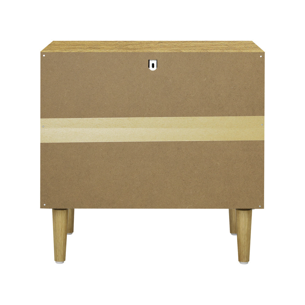 Oikiture Bedside Tables Set of 2 Nightstand