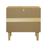 Oikiture Bedside Tables Set of 2 Nightstand - Close-Up Angle