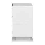 Oikiture Bedside Tables Set of 2 LED Nightstand