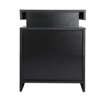 Oikiture Bedside Tables Set of 2 LED Nightstand Side Table, image 5