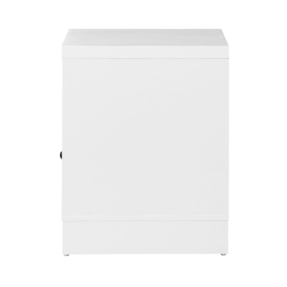 Oikiture Bedside Tables Hamptons Furniture White