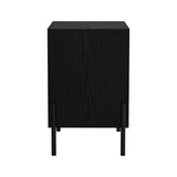 Oikiture 2x Bedside Table 2 Drawers Side End Nightstand Walnut - Extra Image