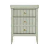 Oikiture Bedside Tables Set of 2 Side End Nightstand Green