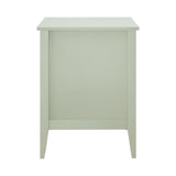 Oikiture Bedside Tables Set of 2 Side End Nightstand Green