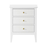 Oikiture Bedside Tables Set of 2 Side End Nightstand White