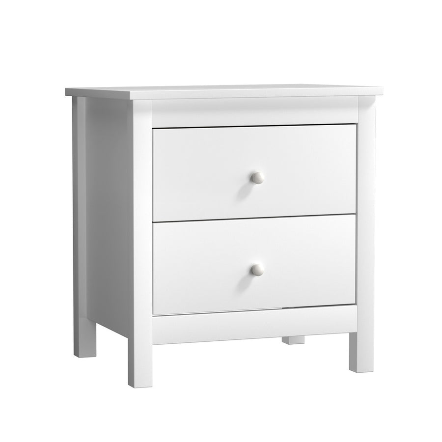 Oikiture Bedside Tables Set of 2 Nightstand Side Table