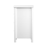 Oikiture Bedside Tables Set of 2 Nightstands White, image 6
