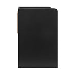 Oikiture Bedside Tables Set of 2 Nightstand Shelf Black