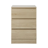 Oikiture Bedside Tables Set of 2 Nightstand Natural
