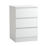 Oikiture Bedside Tables Set of 2 Side Table Nightstand White
