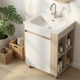 Cefito Vanity Unit 835mm Basin Bathroom Cabinet Side Storage Free Standing Sink - Extra Image