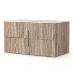Cefito Vanity Unit 900mm Bathroom Cabinet Storage Wall Hung Timber Front Pine