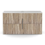 Cefito Vanity Unit 900mm Bathroom Cabinet Storage Wall Hung Timber Front Pine
