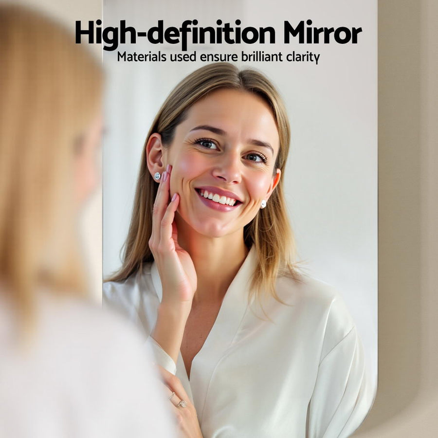Cefito Bathroom Mirror Cabinet Medicine Shaving Arch Wall Hung 450x900mm White