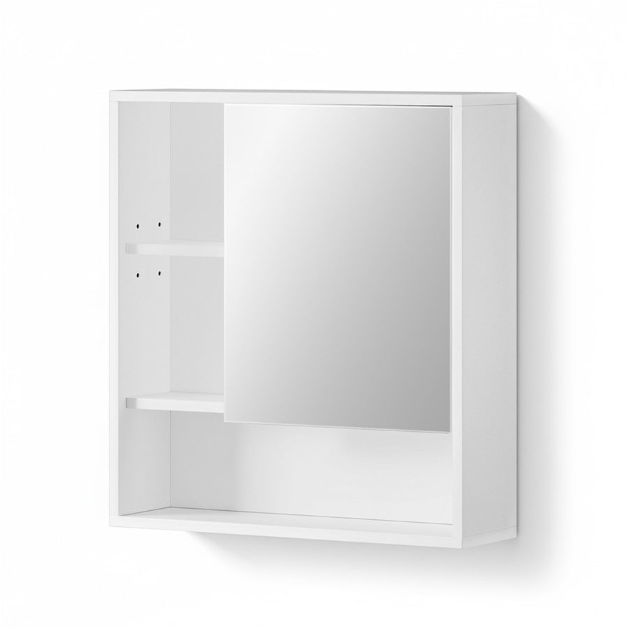 Cefito Bathroom Mirror Cabinet Mirrored Medicine Adjustable Shelf Wall Mounted 560mm White