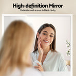 Cefito Bathroom Mirror Cabinet Mirrored Medicine Adjustable Shelf Wall Mounted 560mm White