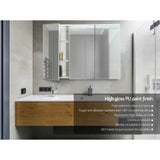 Cefito Bathroom Mirror Cabinet 1200x720mm White - Top-Down View