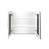 Cefito Bathroom Mirror Cabinet 750x720mm White - Side View