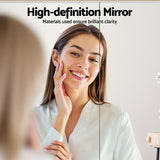 Cefito Bathroom Mirror Cabinet Medicine Adjustable Shelves Wall Hung 700x750mm White - 45-Degree Angle