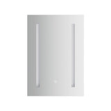 Bathroom Mirror Cabinet LED 500x720mm Medicine Wall Storage - Side View