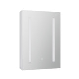 Bathroom Mirror Cabinet LED 500x720mm Medicine Wall Storage - Top-Down View