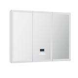 Bathroom Mirror Cabinet LED Light 900x720mm Medicine Wall Storage - Top-Down View