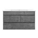 Cefito Vanity Unit 915mm with Basin Grey - Top-Down View