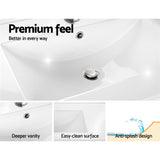 Cefito Vanity Unit 765mm Freestanding Basin Cabinet - Top-Down View