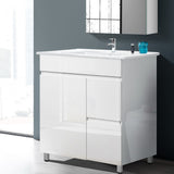 Cefito Vanity Unit 765mm Freestanding Basin Cabinet - Low Angle