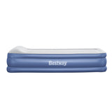 Bestway Air Mattress Inflatable Bed 46cm Airbed Single Blue - Top-Down View