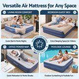 Bestway Air Mattress Queen Inflatable Bed 46cm Airbed Blue - Extra Image