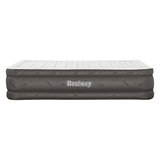 Bestway Air Mattress Queen Inflatable Bed 46cm Airbed Grey - Top-Down View